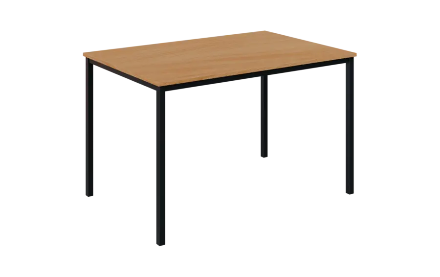 JPT 120 Jídelní stůl 1200 x 800 mm, deska buk royal / podnož černá